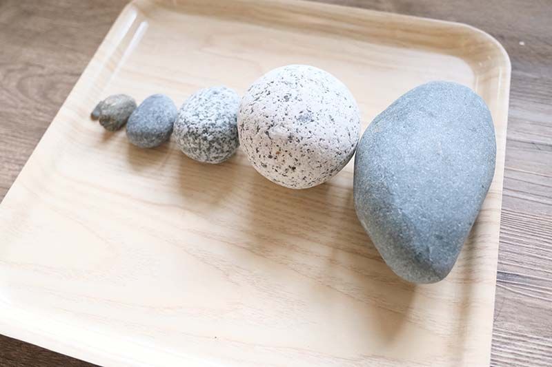 
Sorting Rocks by Size